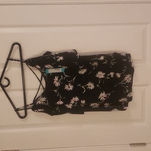 Floral knit top. Never worn